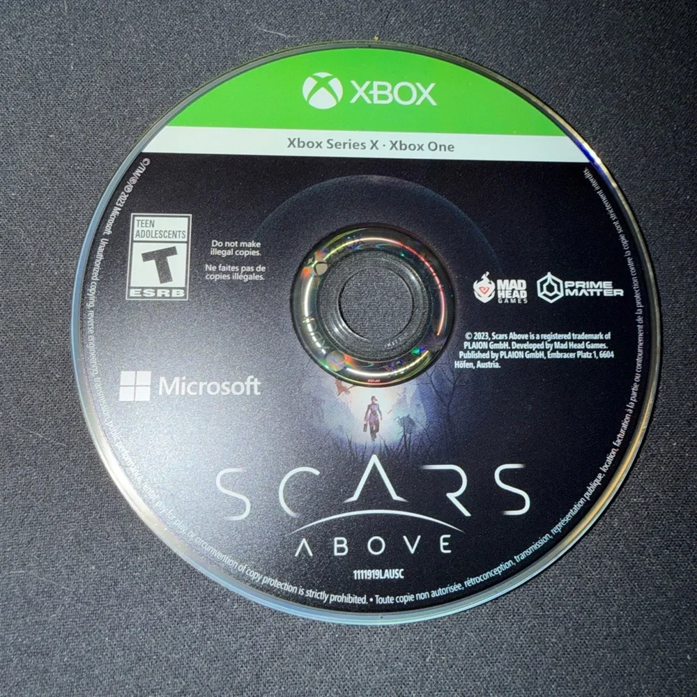 Microsoft Xbox One/Series X Scars Above Video Game Rated T For Teen Used Pre Own